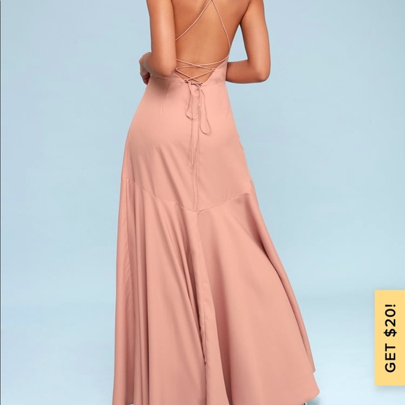 Lulus Mauve Maxi Dress - Picture 4 of 4